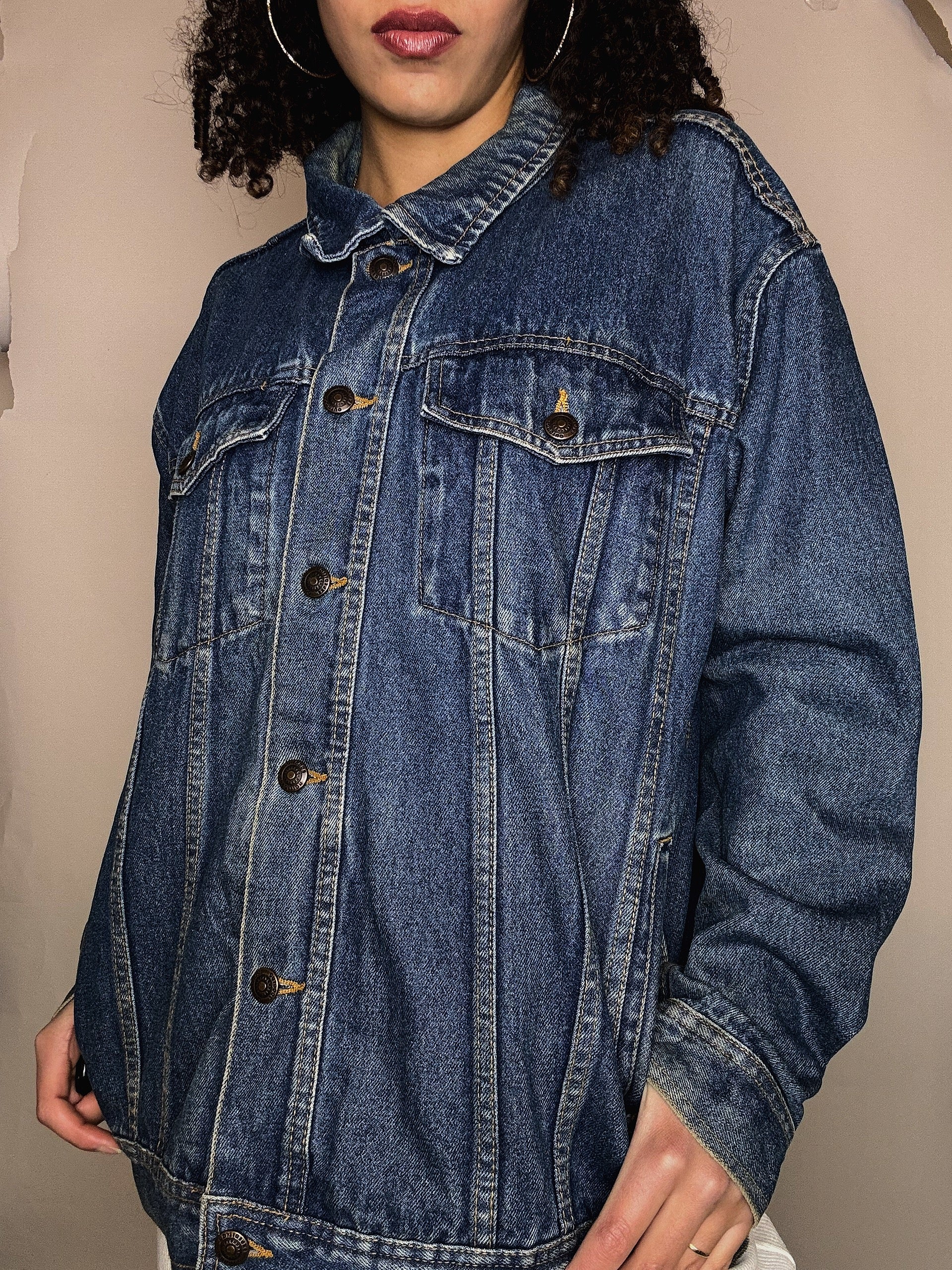 Veste en jean oversized M vintage