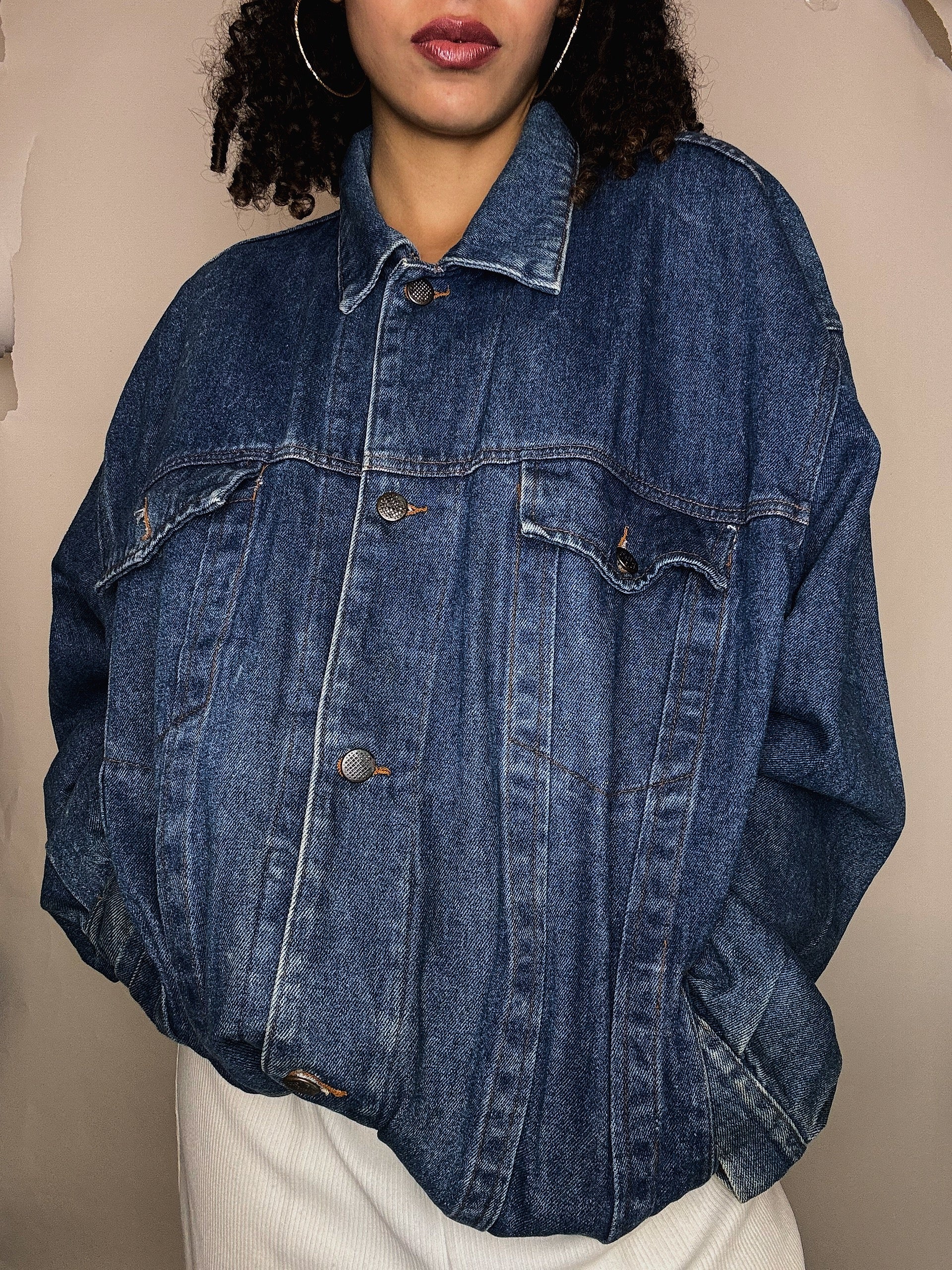 Veste en jean oversized XL vintage
