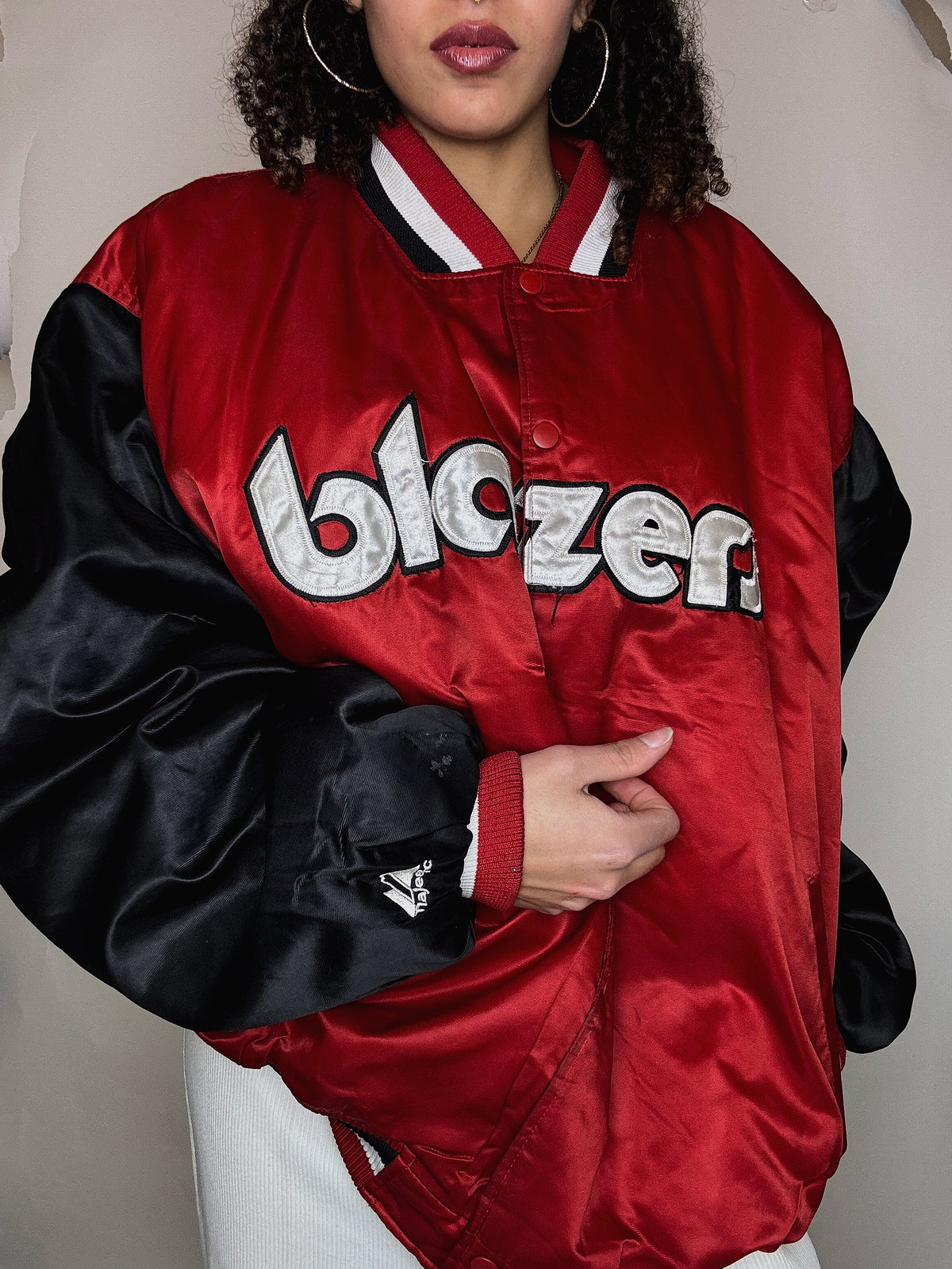 Bomber doublé bicolore NBA XL vintage