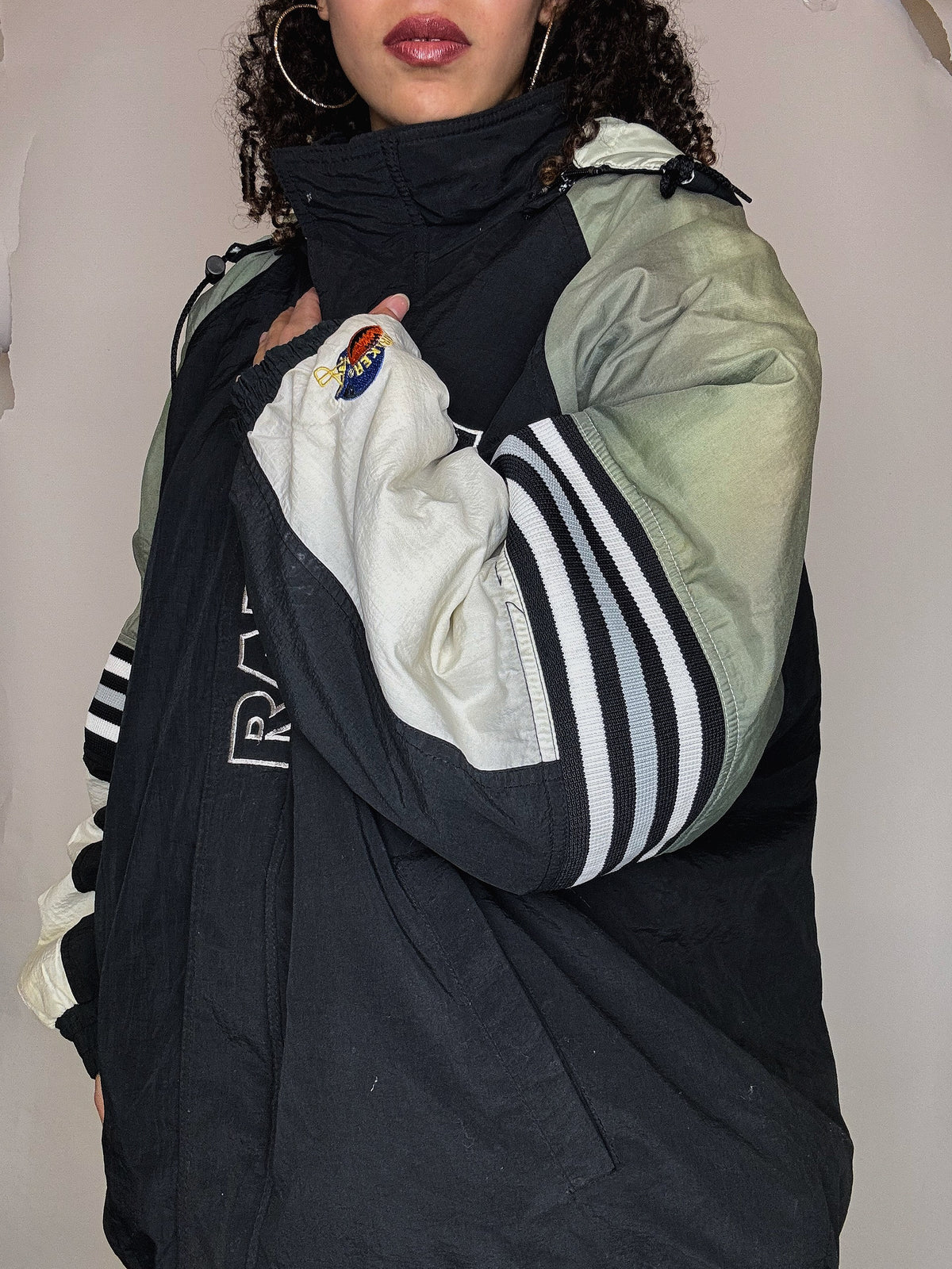 NFL x Raiders two-tone bomber jacket 2XL vintage