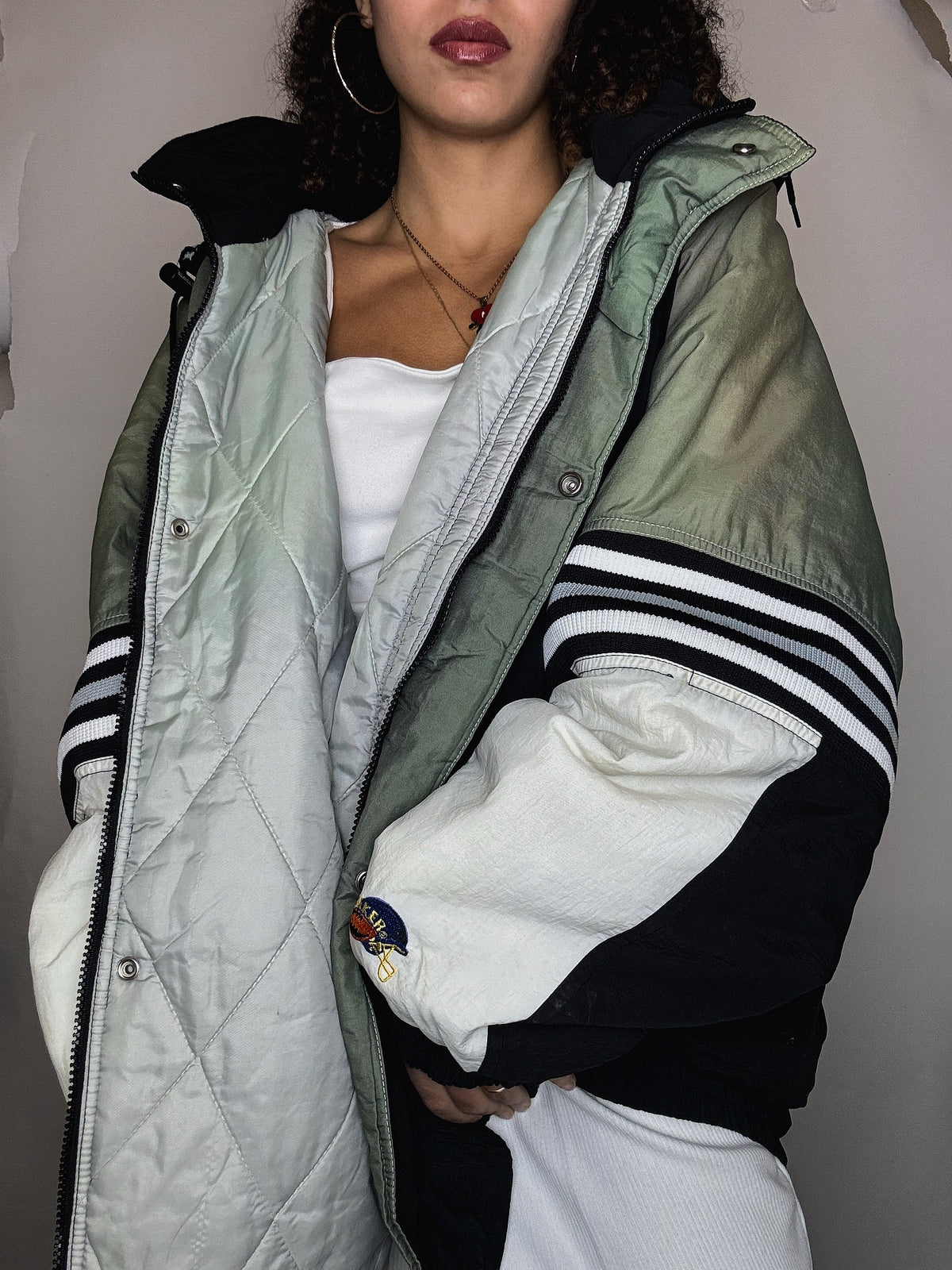 NFL x Raiders two-tone bomber jacket 2XL vintage
