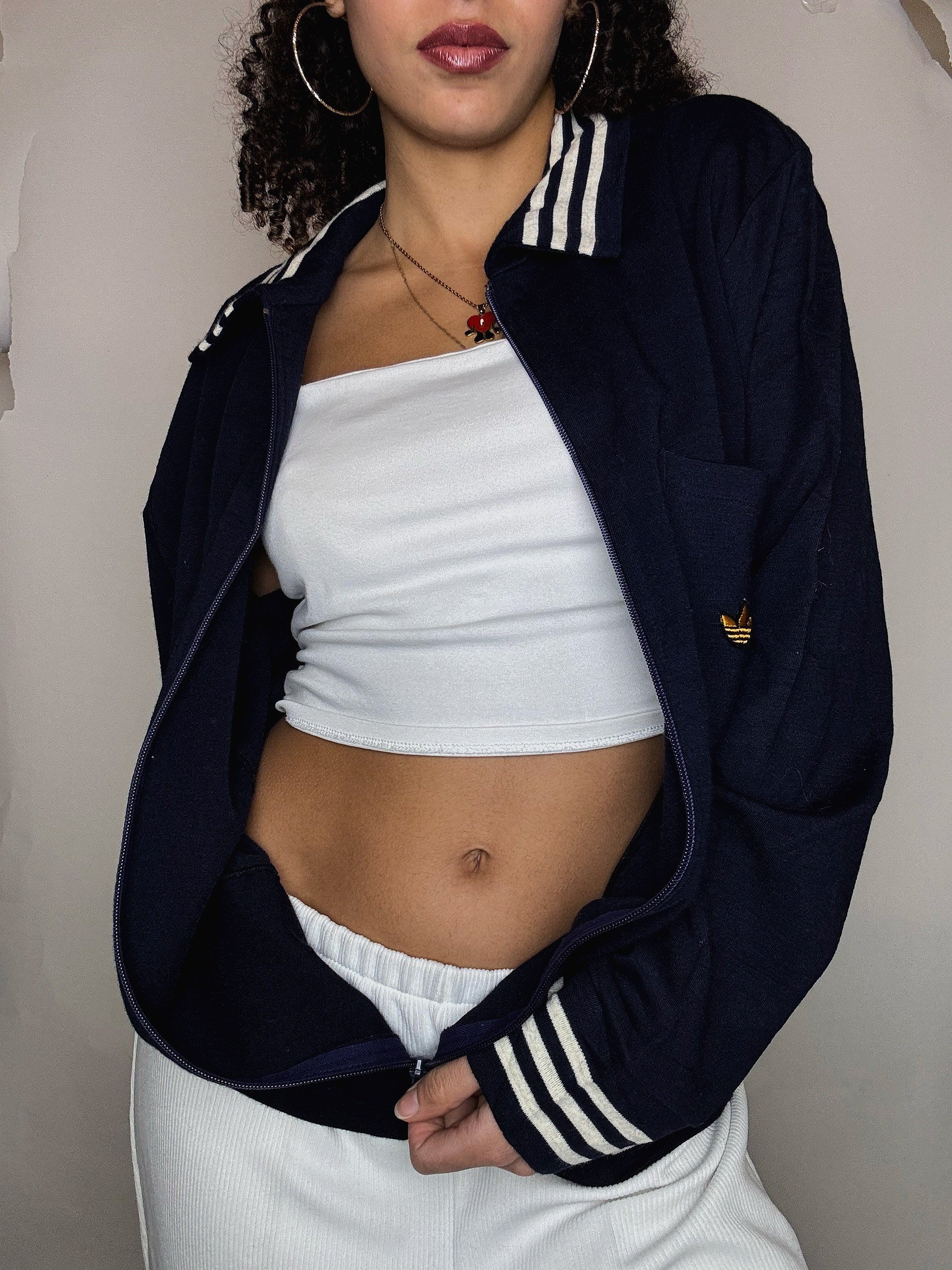 Jacket Adidas marine M/L vintage