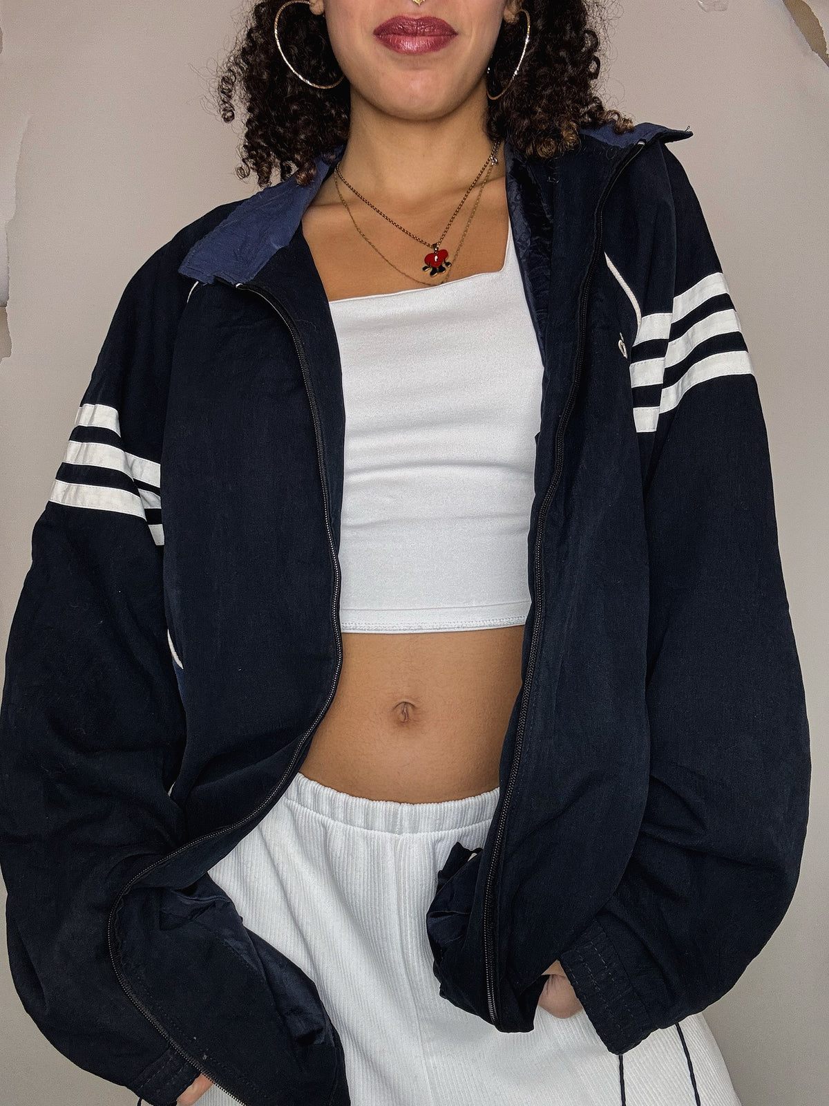 Jacket marine Adidas XL vintage