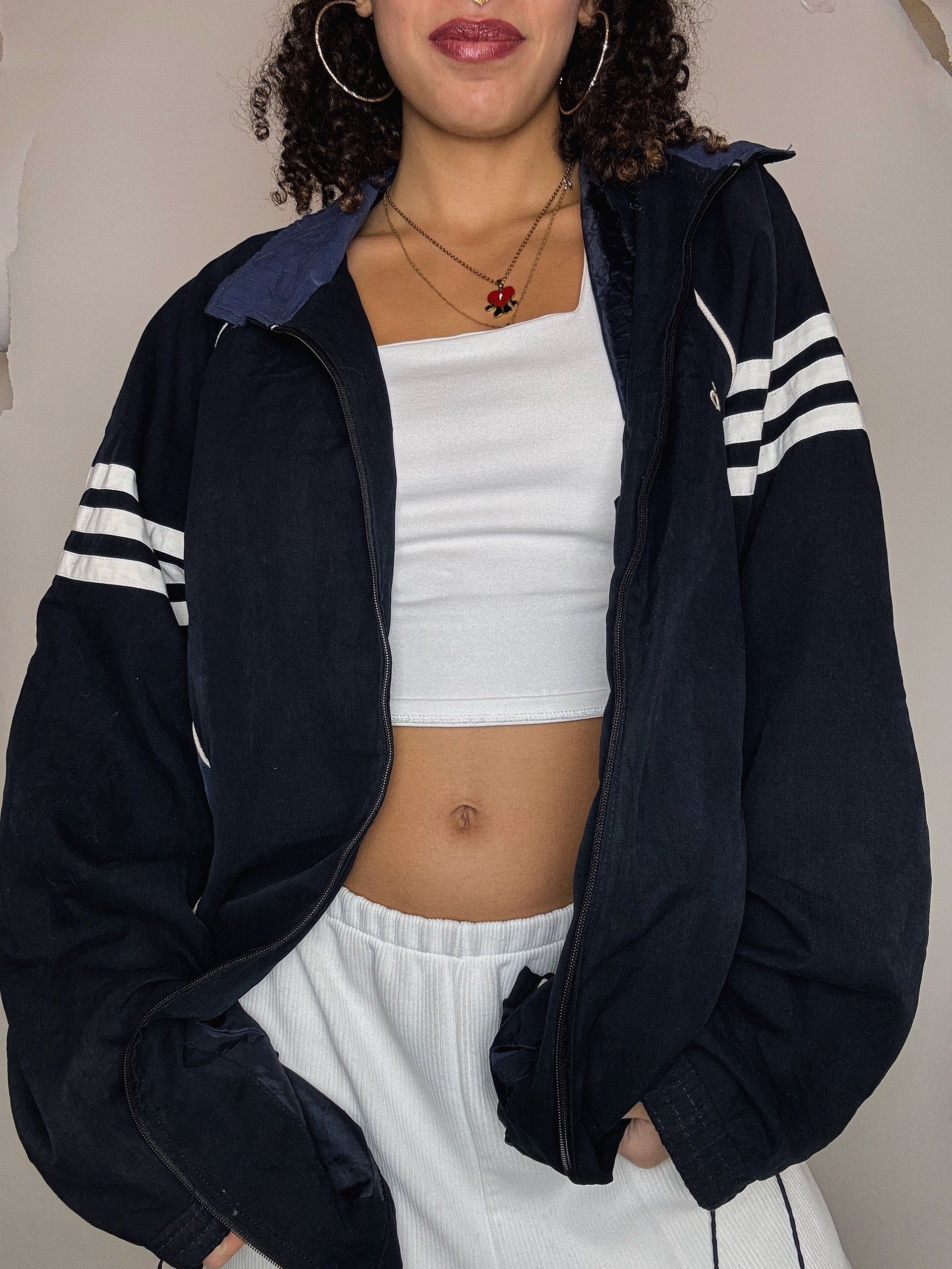 Jacket marine Adidas XL vintage