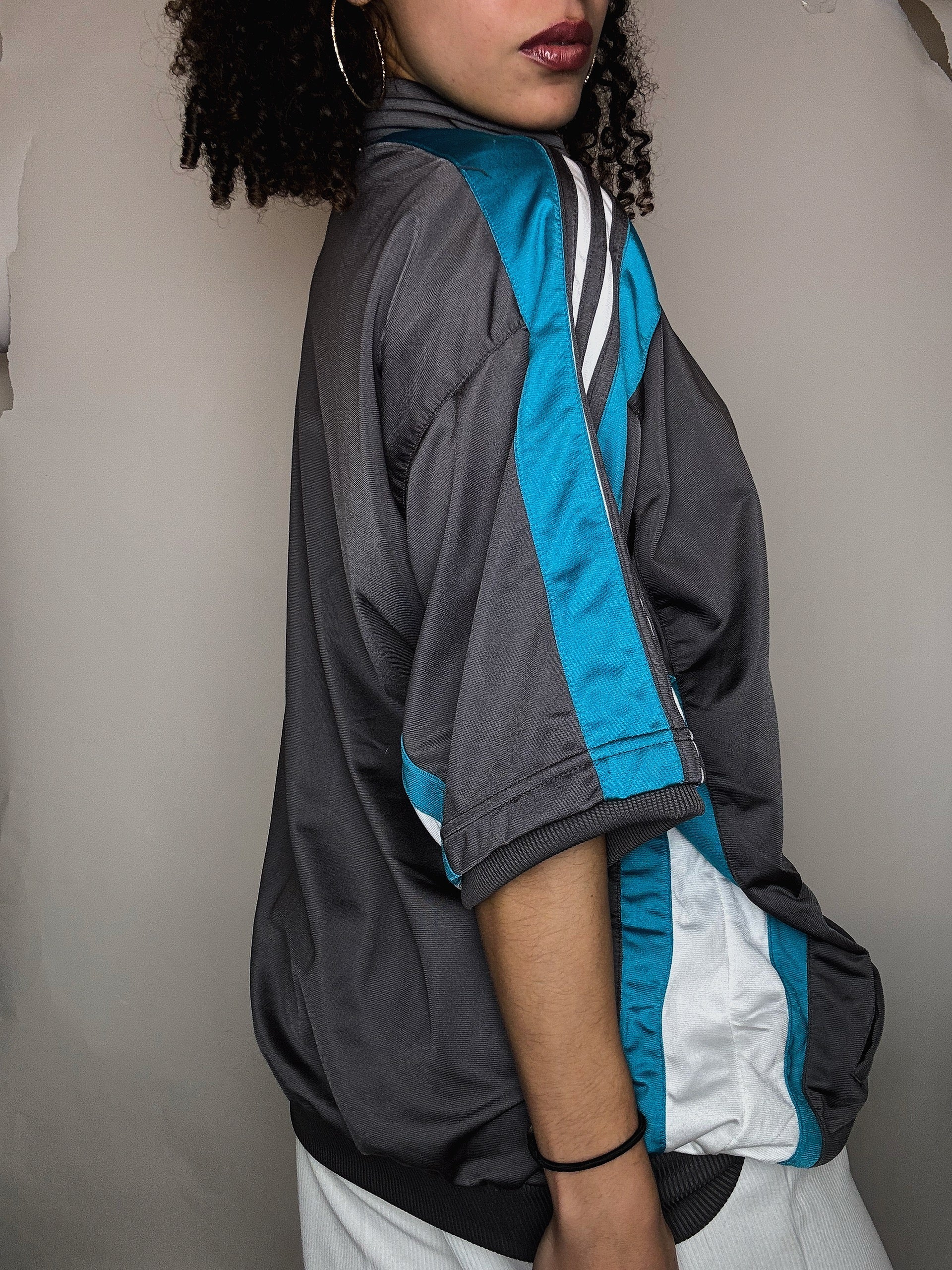 Jacket grise Adidas L/XL vintage