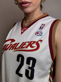 Maillot de Basketball blanc CHAMPION x CAVS S