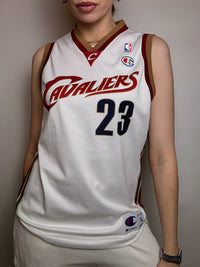 Maillot de Basketball blanc CHAMPION x CAVS S