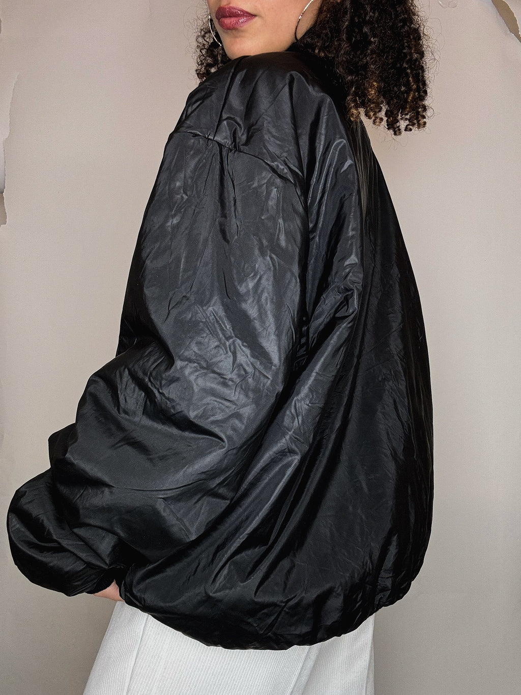 Vintage Steve&Barry's Reversible Black Bomber Jacket XL