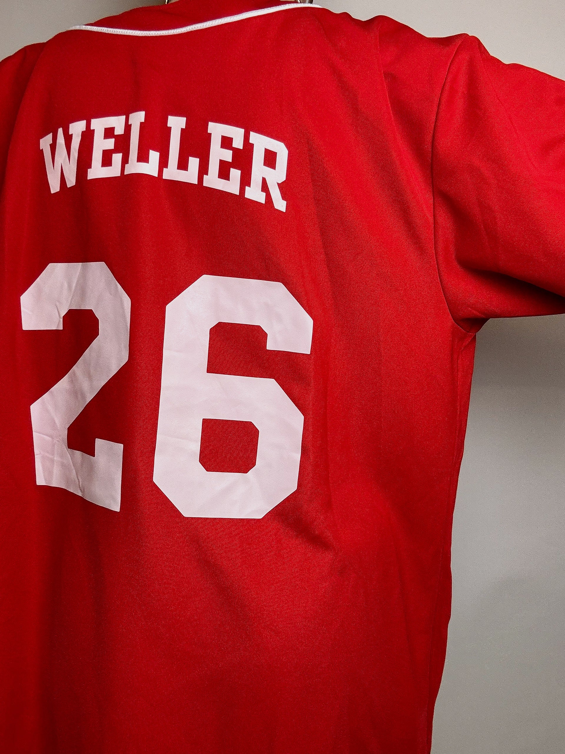Maillot de Baseball rouge XL  vintage