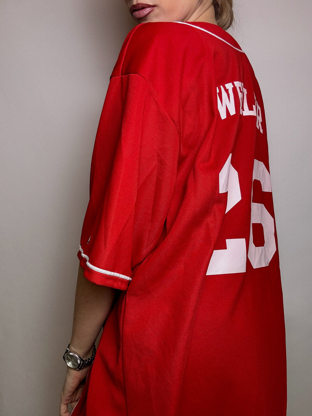Maillot de Baseball rouge XL  vintage