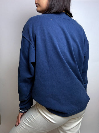 Blue Nike vintage zip sweater L 