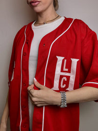 Maillot de Baseball rouge XL  vintage