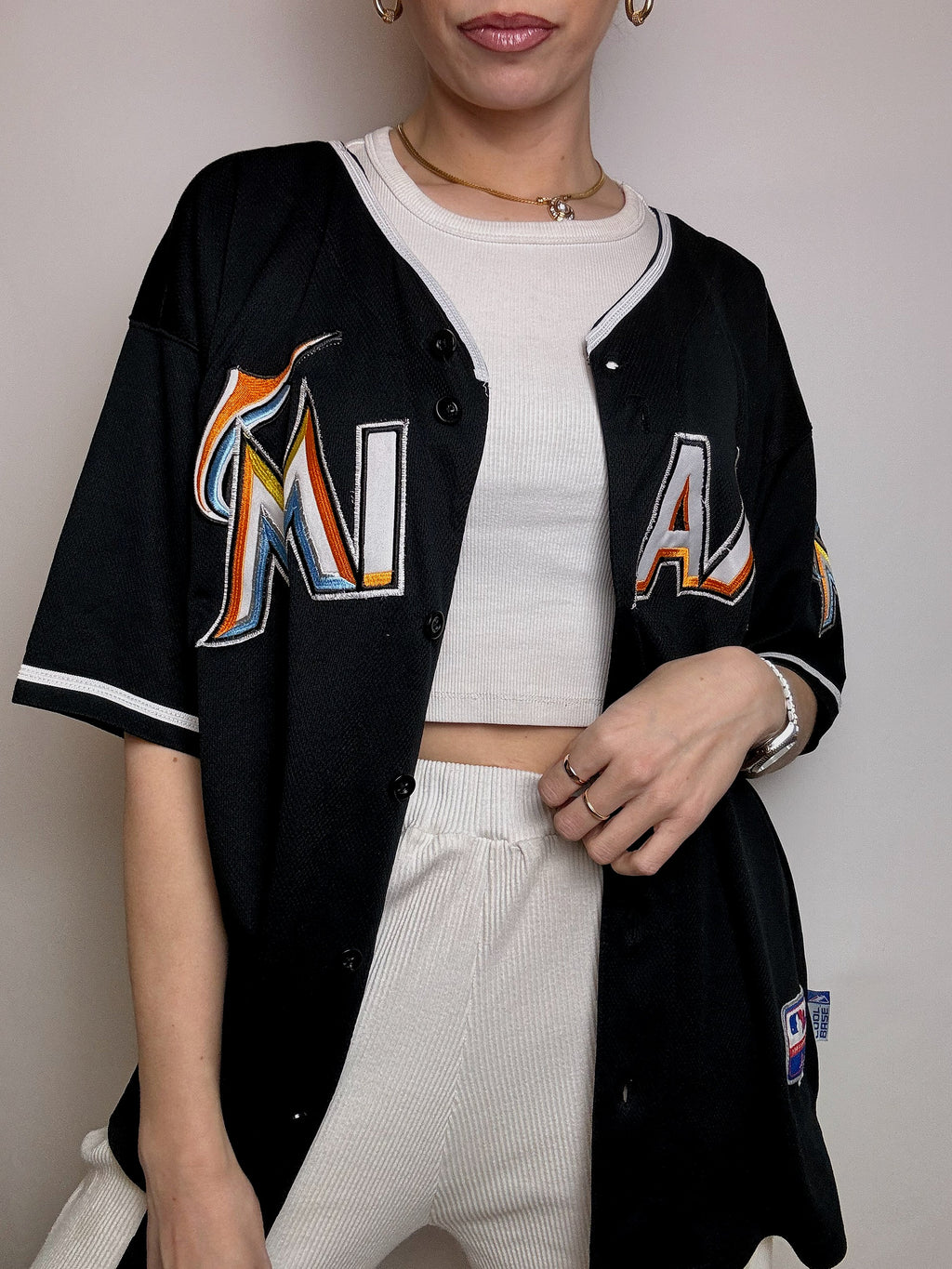 Maillot de Baseball noir XL  vintage