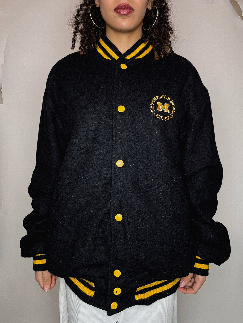 Vintage Steve&Barry's Reversible Black Bomber Jacket XL