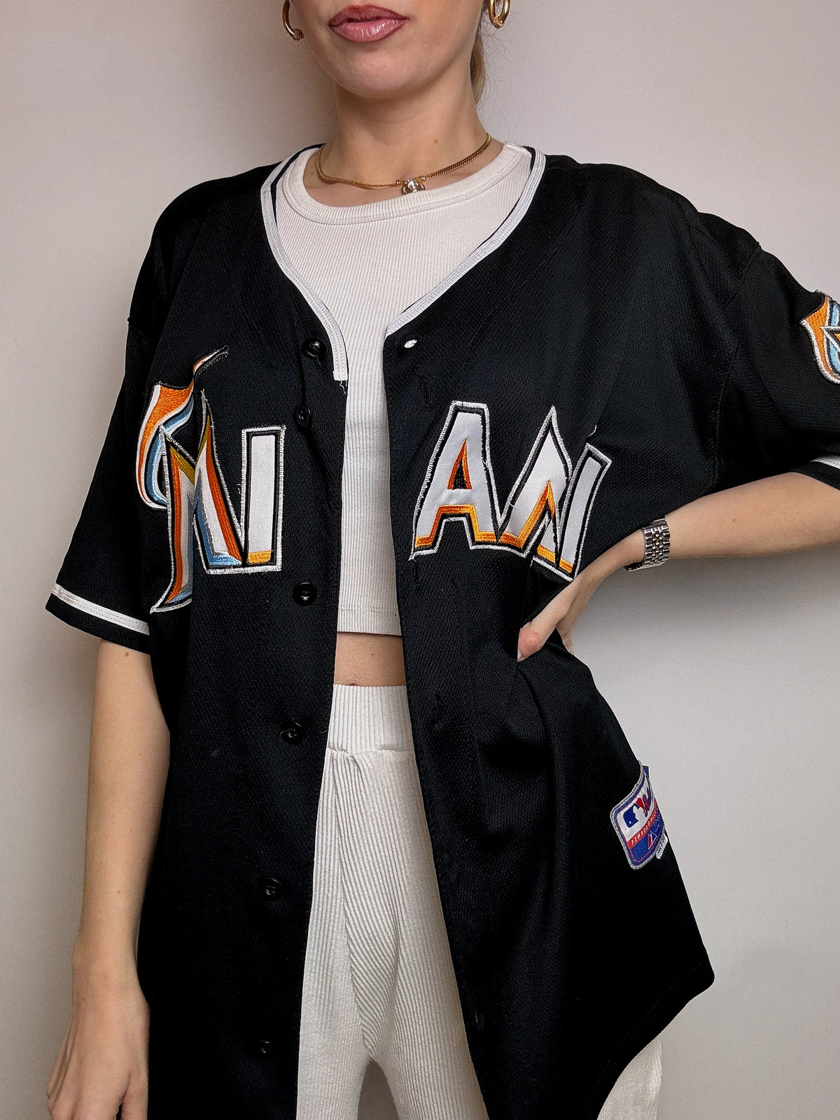 Maillot de Baseball noir XL  vintage
