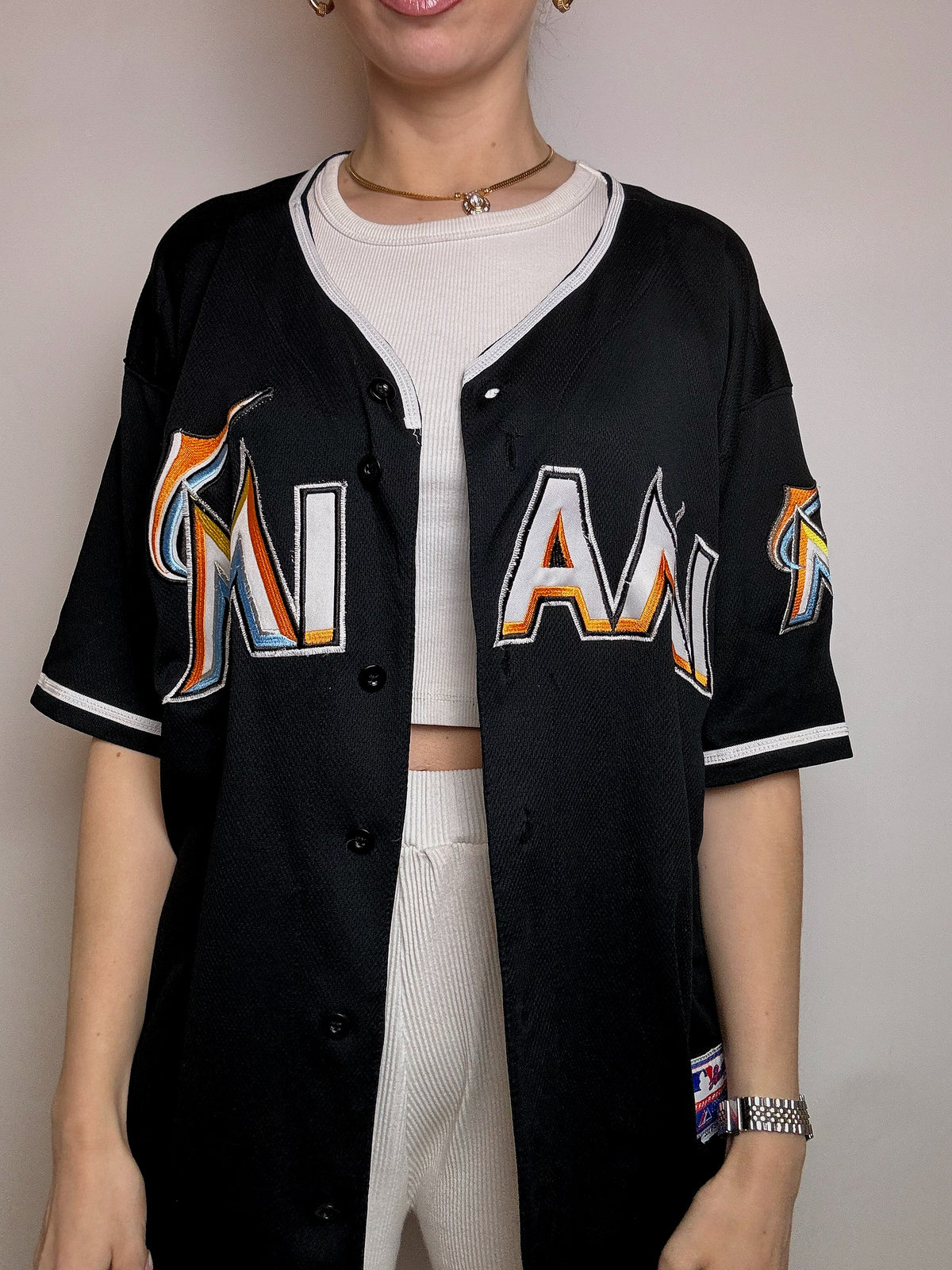 Maillot de Baseball noir XL  vintage
