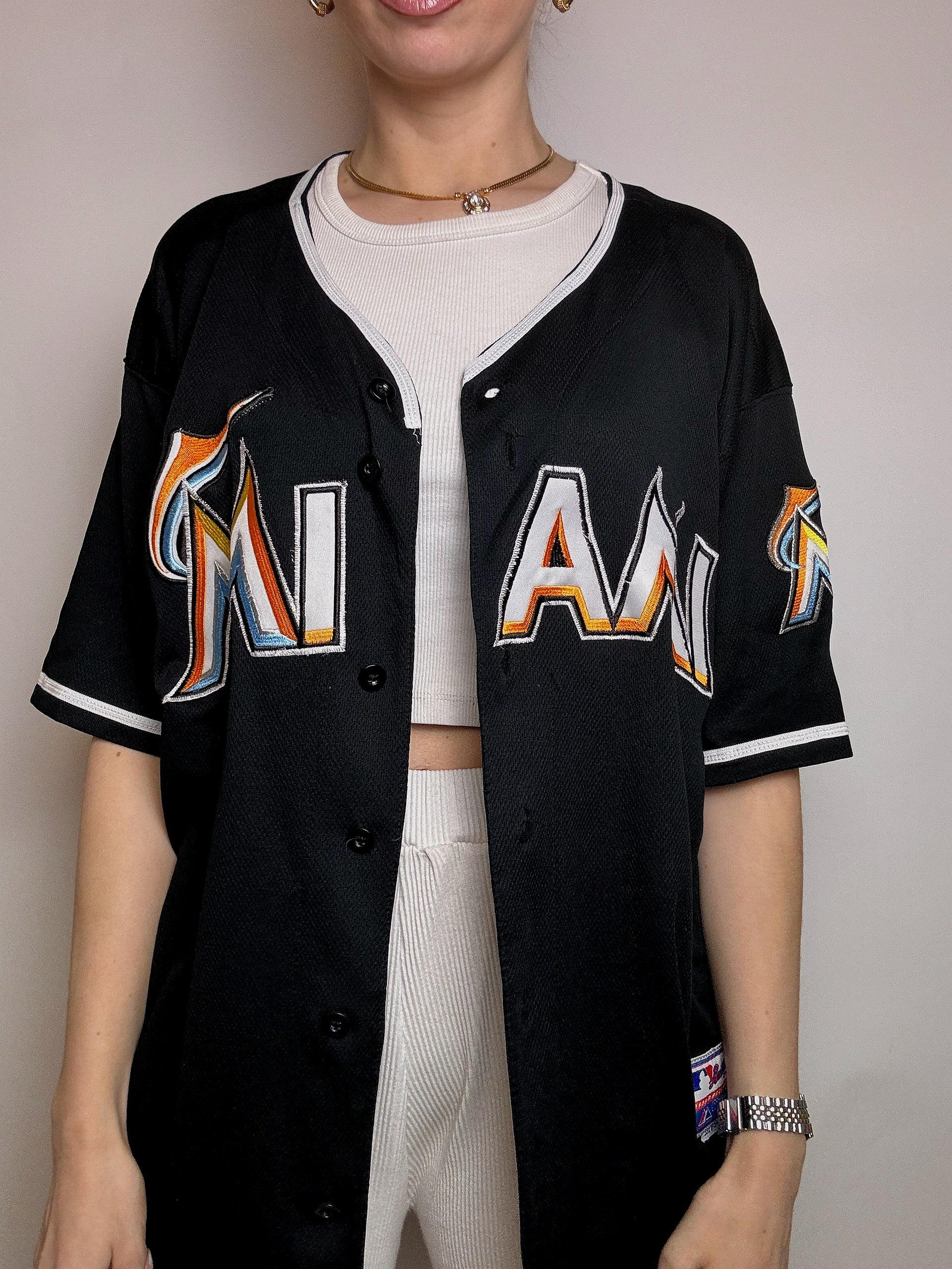Maillot de Baseball noir XL  vintage