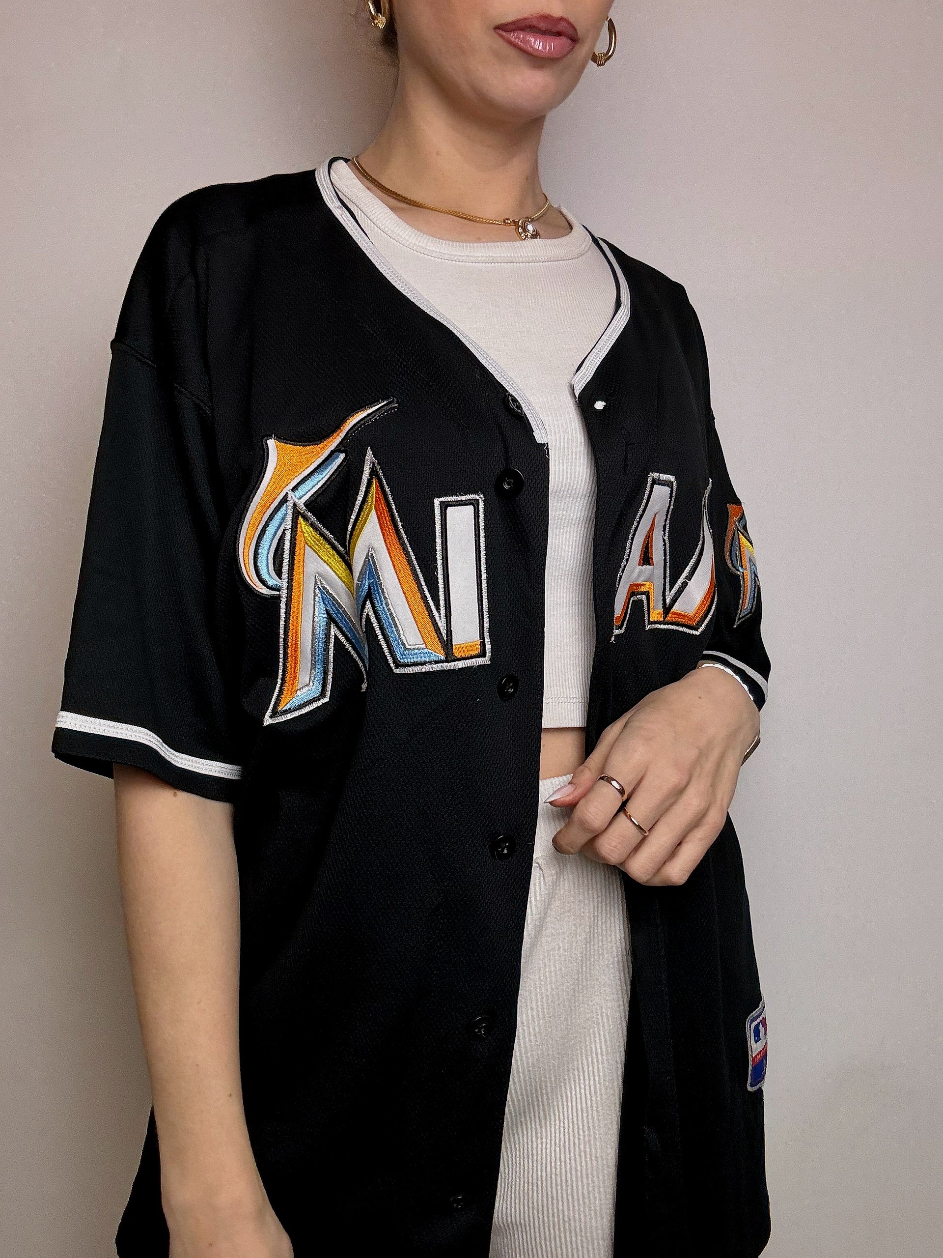 Maillot de Baseball noir XL  vintage