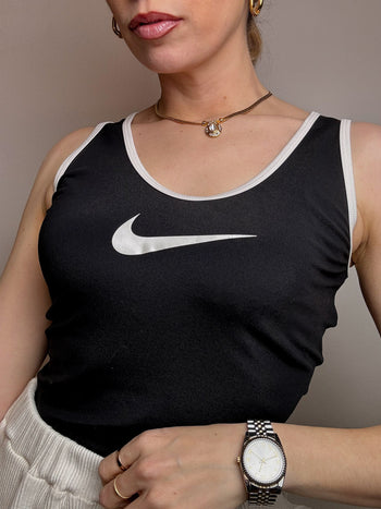 Vintage NIKE M schwarzes Tanktop 