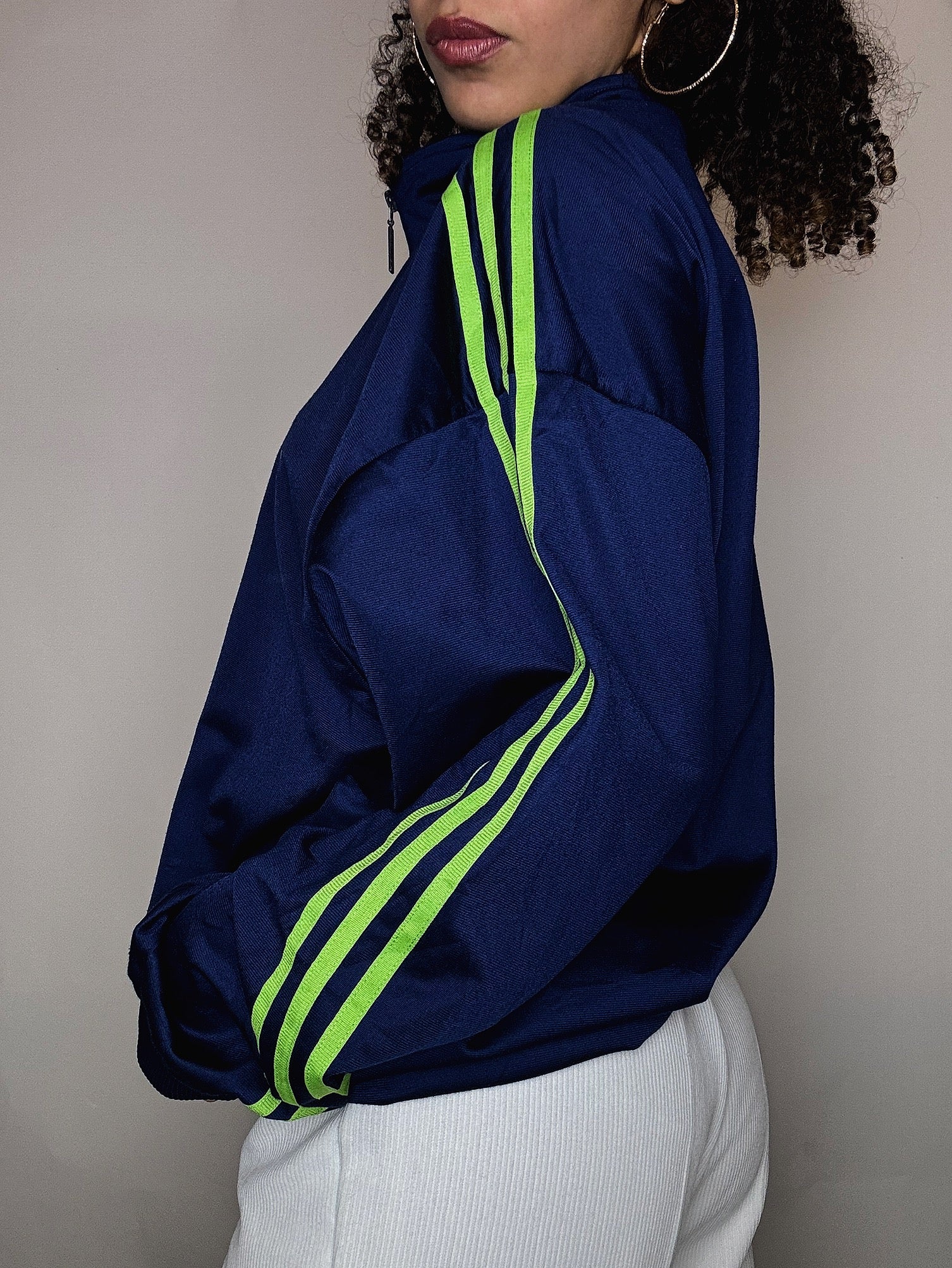 Jacket de sport marine Adidas XL vintage