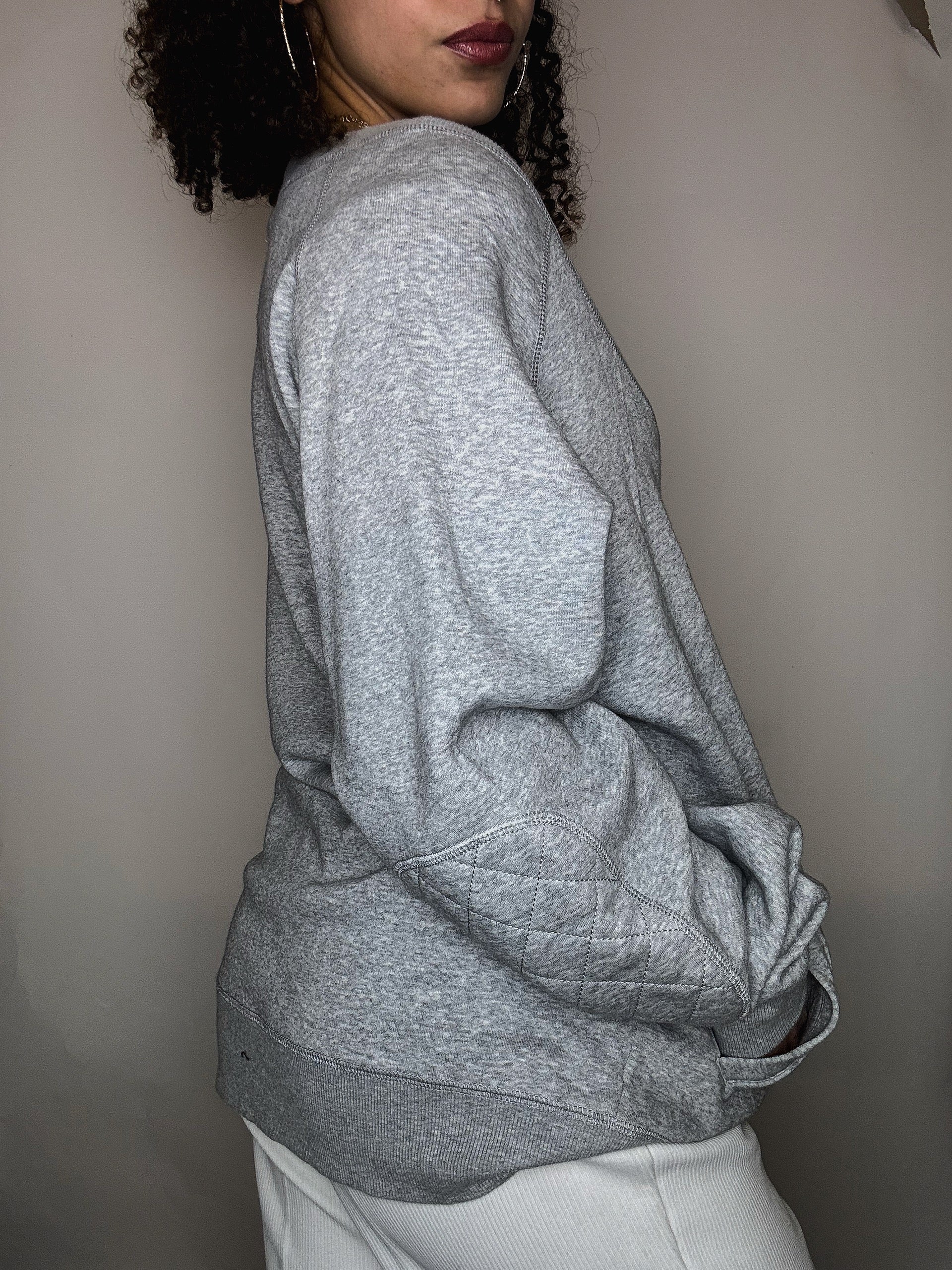 Cardigan gris Adidas L vintage