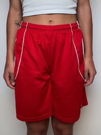 Short de sport rouge Adidas M vintage