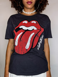 Tee shirt gris ROLLING STONES XS vintage