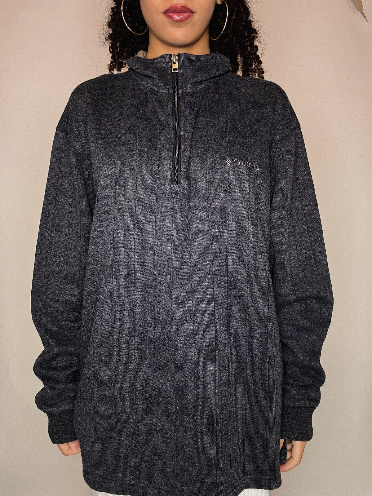 Pull outdoor gris Colombia XL vintage