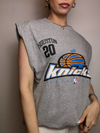 PUMA x NY KNICKS L Grey Basketball Tank Top
