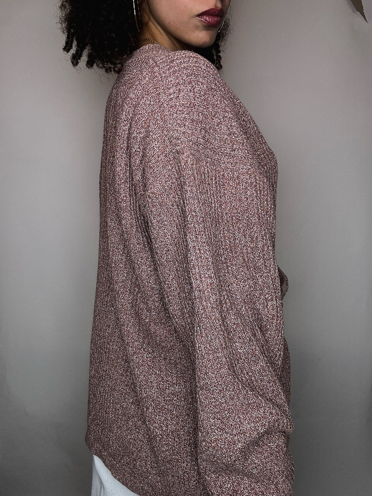 Pull en maille chiné Colombia L vintage