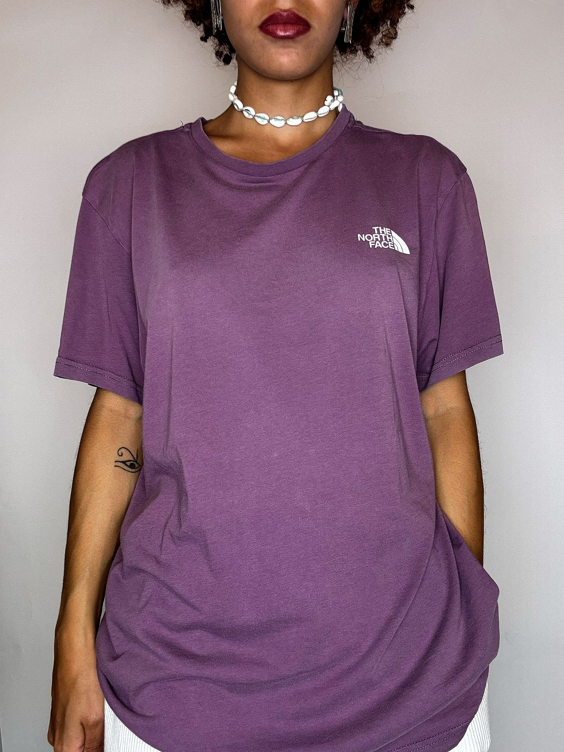 Tee shirt aubergine THE NORTH FACE L vintage
