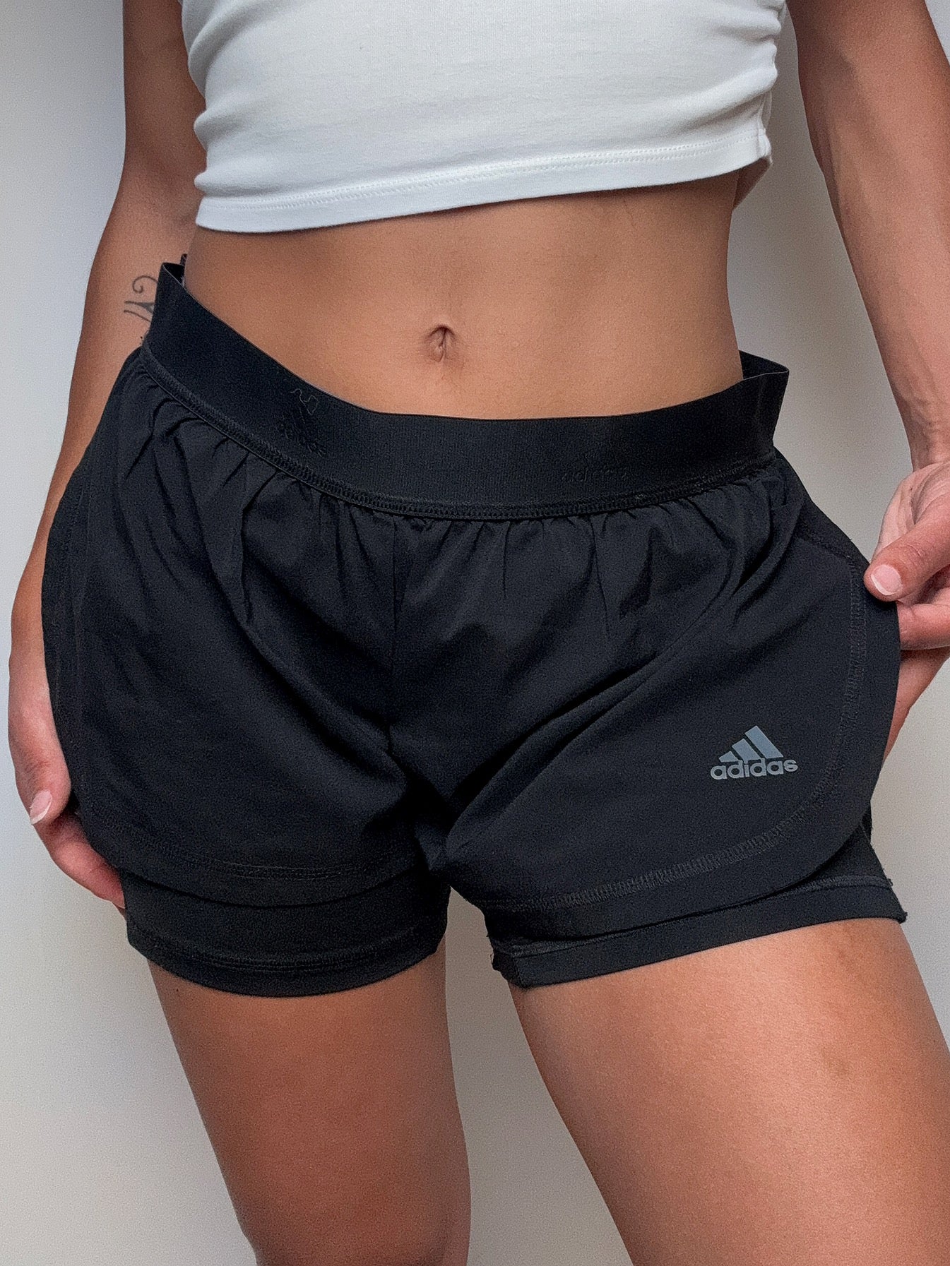 Short de sport noir M/L vintage