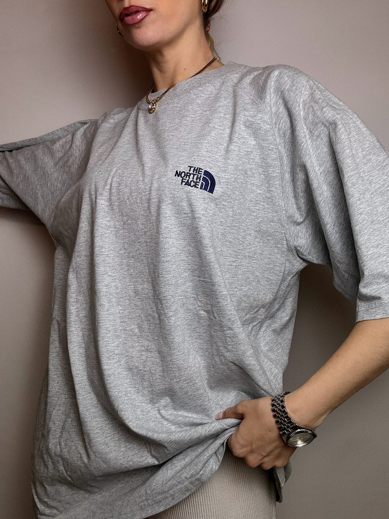 THE NORTH FACE XXL vintage gray t-shirt