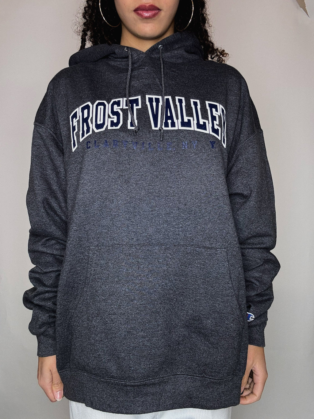 Sweat gris Champion x Frost Valley XL vintage