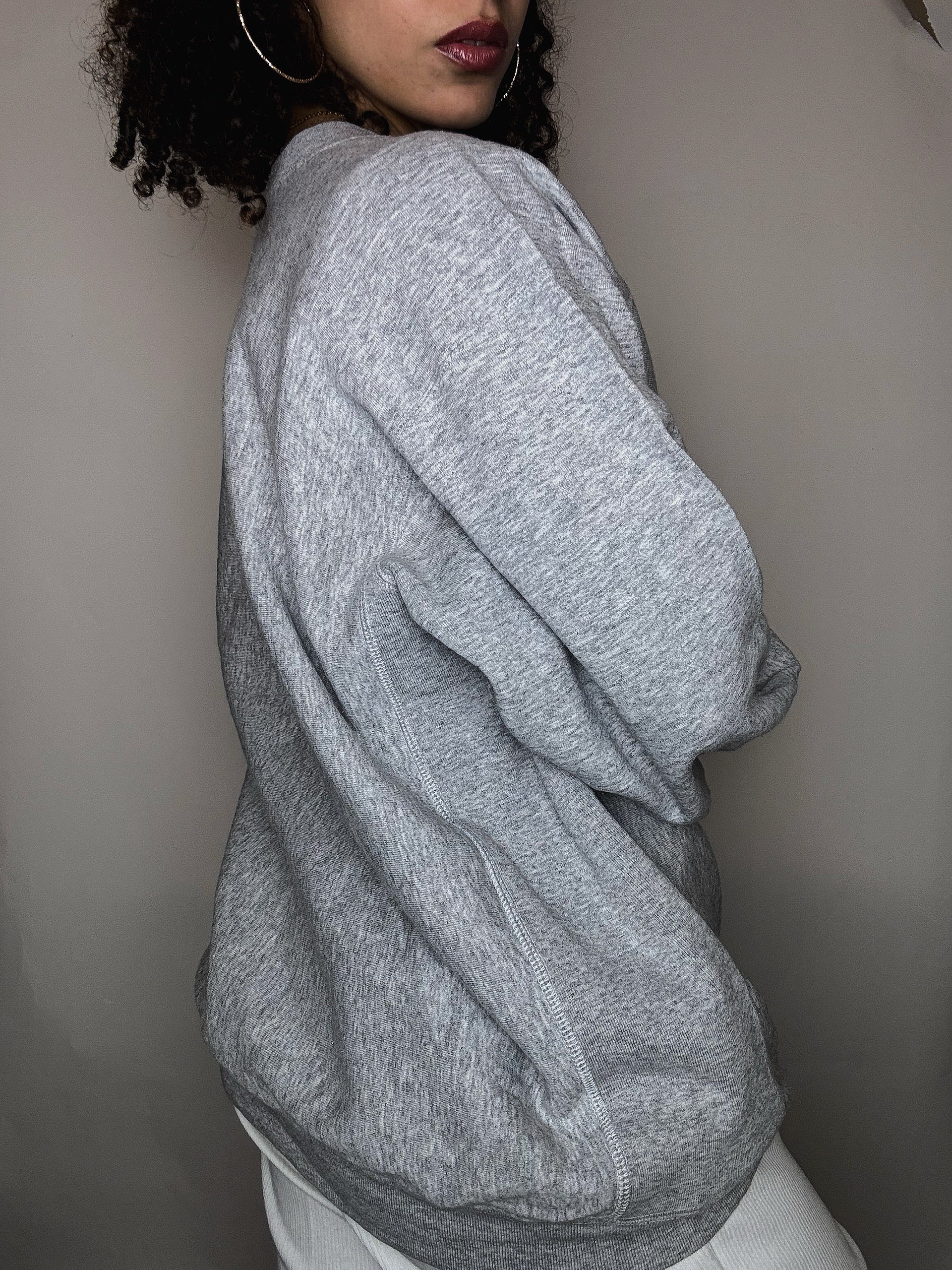 Sweat gris Champion M vintage