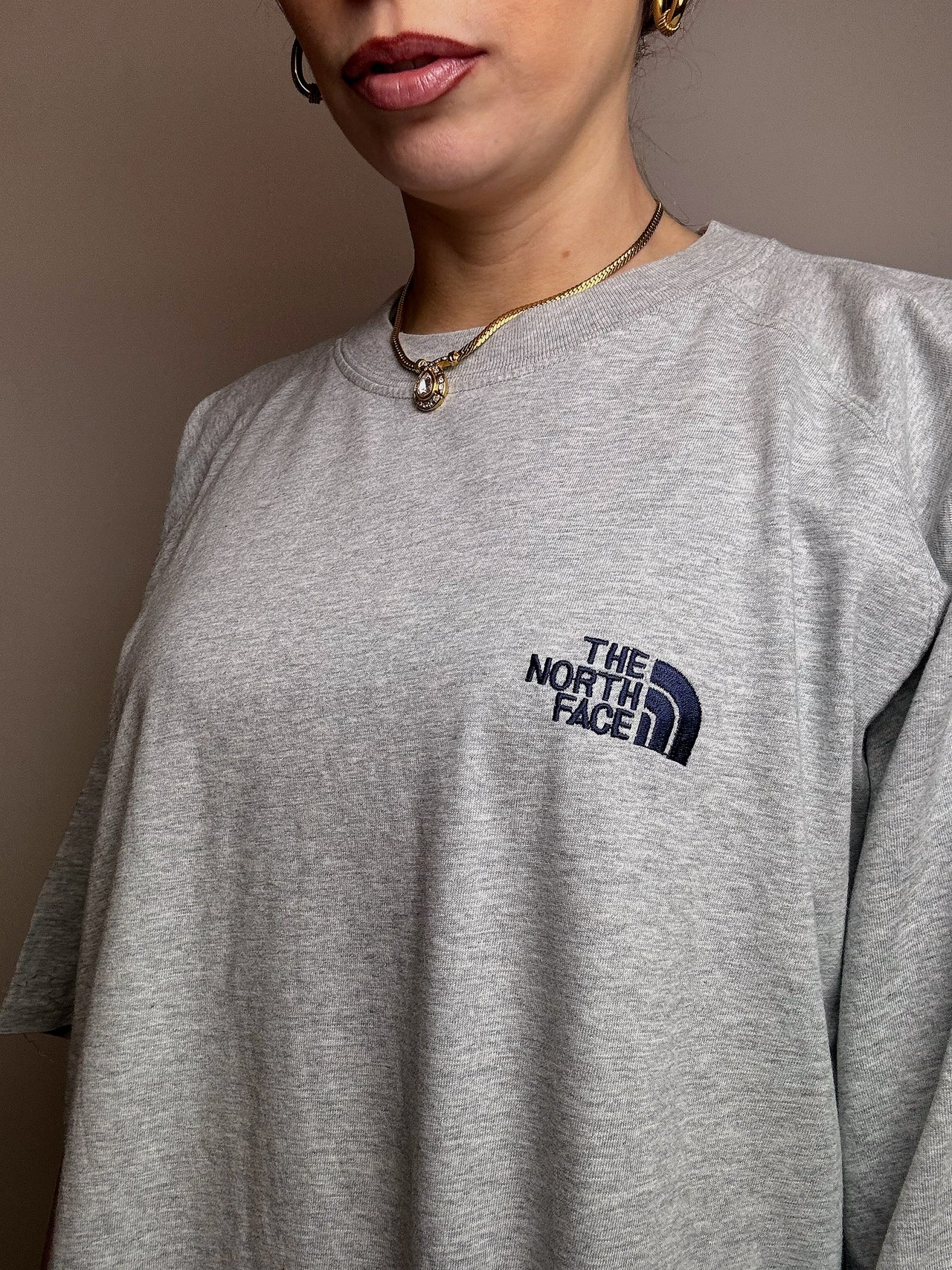 THE NORTH FACE XXL vintage gray t-shirt