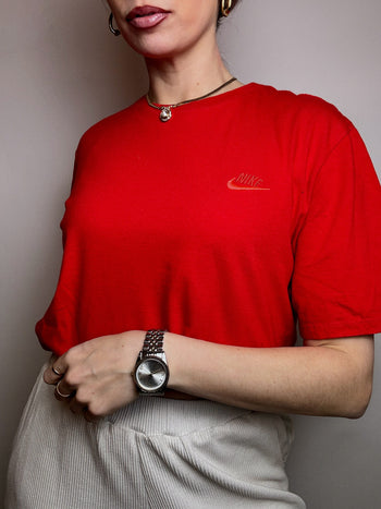 Vintage rotes NIKE L T-Shirt