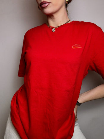 Tee shirt rouge NIKE L vintage