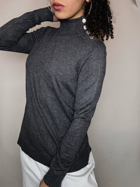 Pull gris Calvin Klein S vintage
