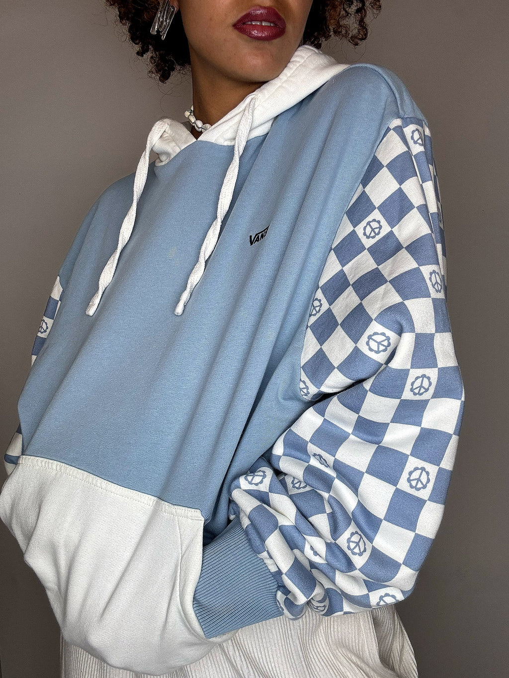 VANS M Vintage Blue Hoodie