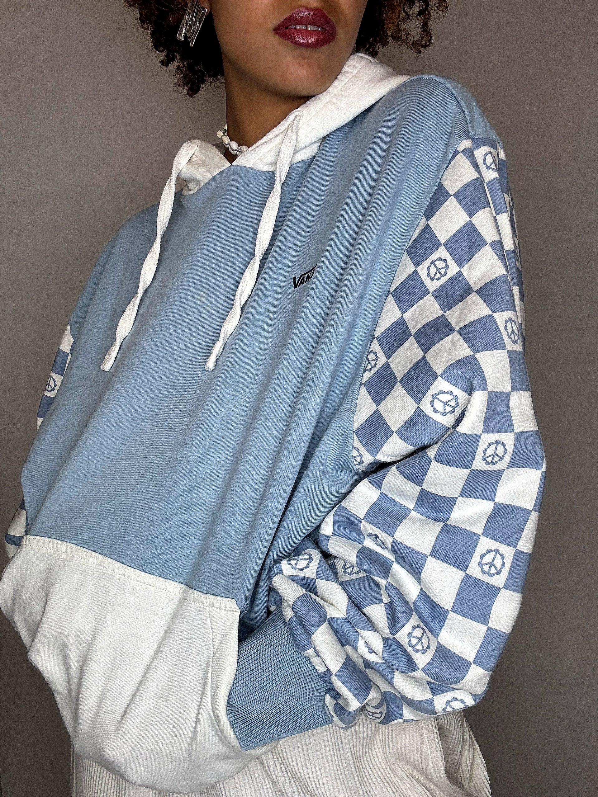 VANS M Vintage Blue Hoodie