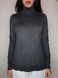 Pull gris Calvin Klein S vintage