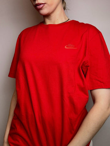 Tee shirt rouge NIKE L vintage