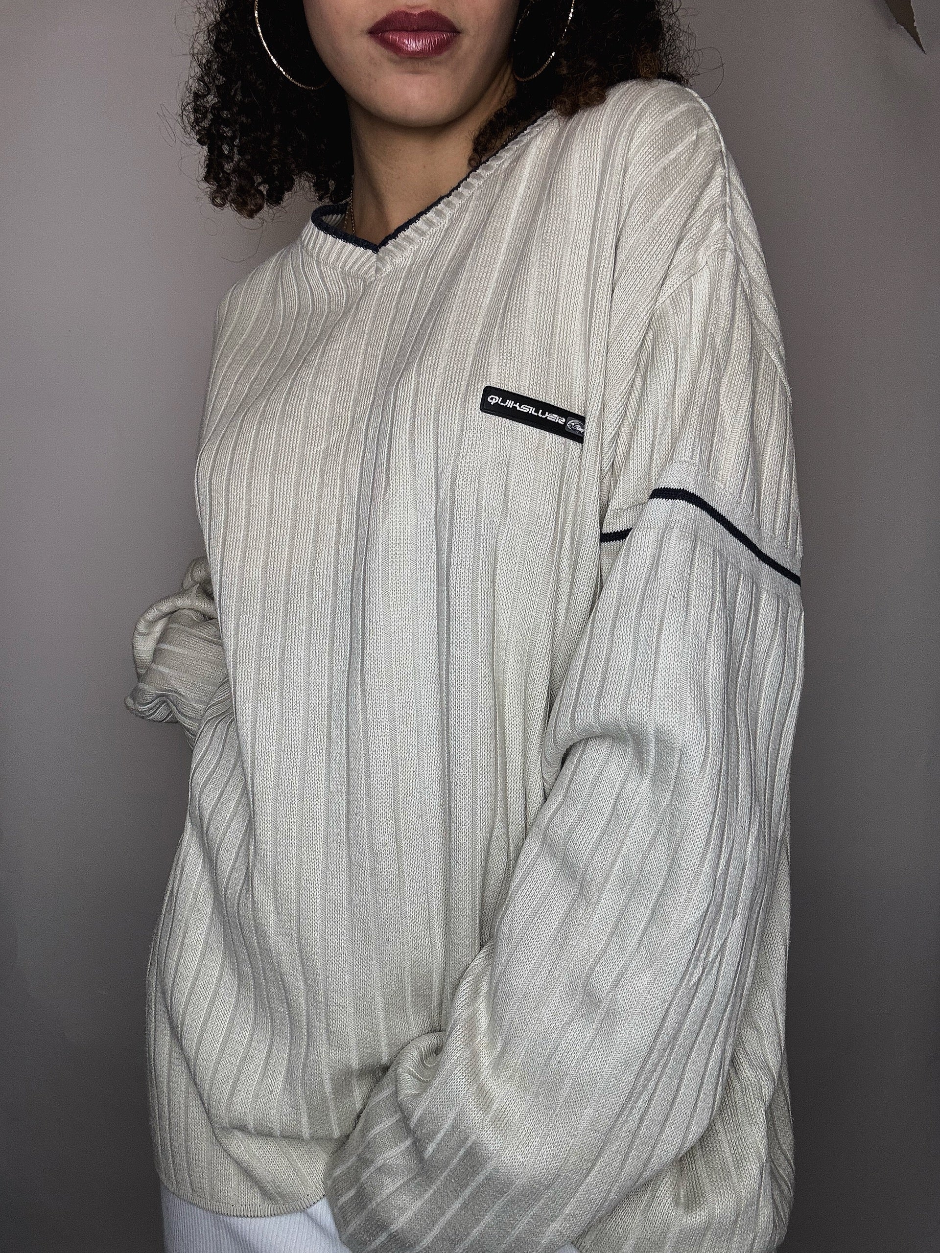 Pull beige Quicksilver L vintage