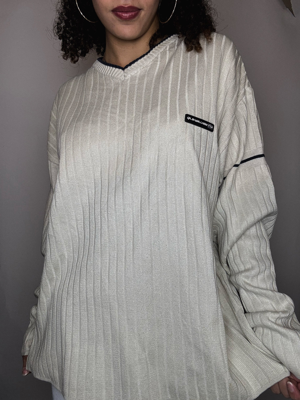 Pull beige Quicksilver L vintage