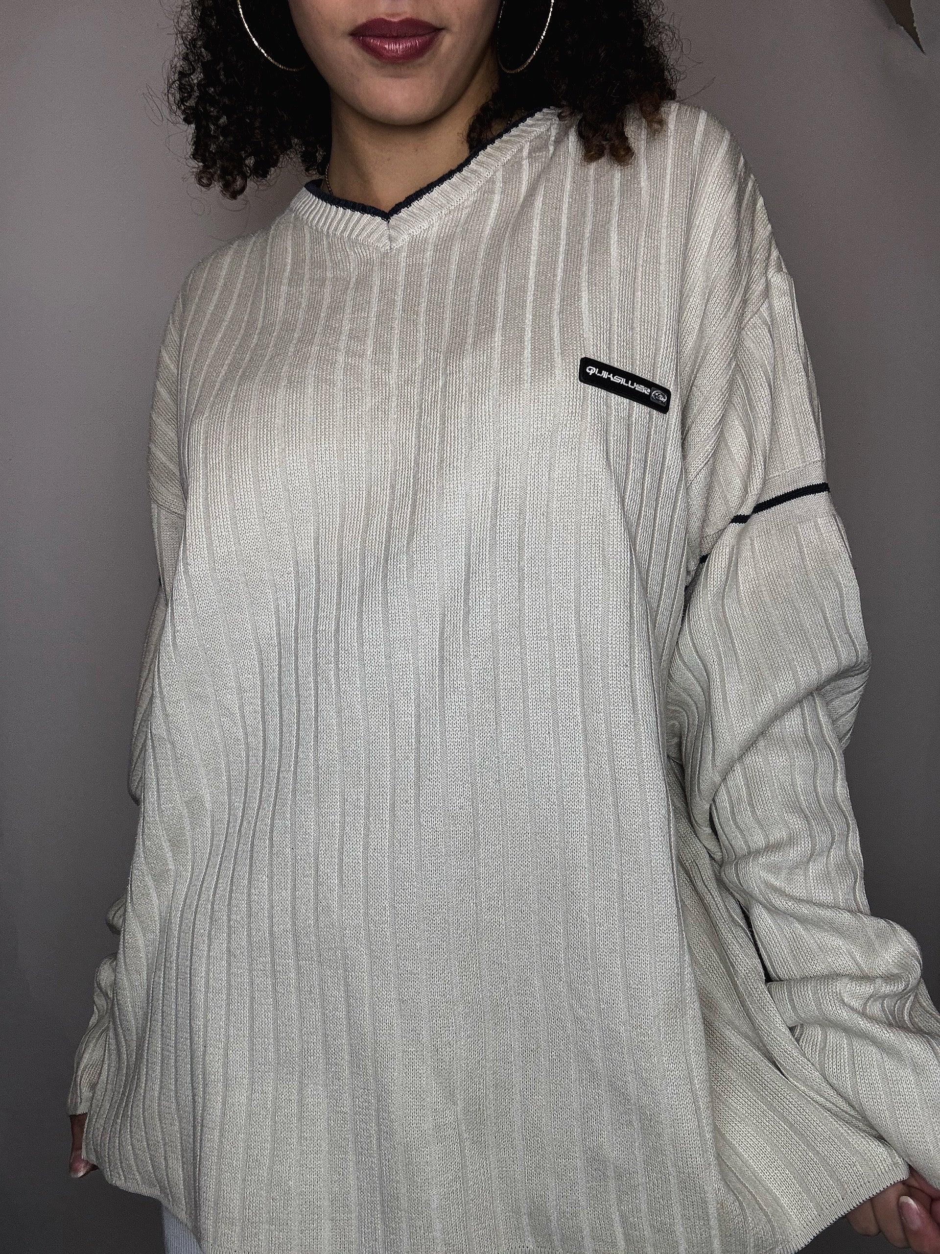 Pull beige Quicksilver L vintage