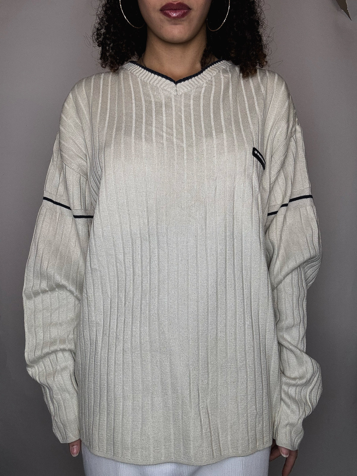 Pull beige Quicksilver L vintage