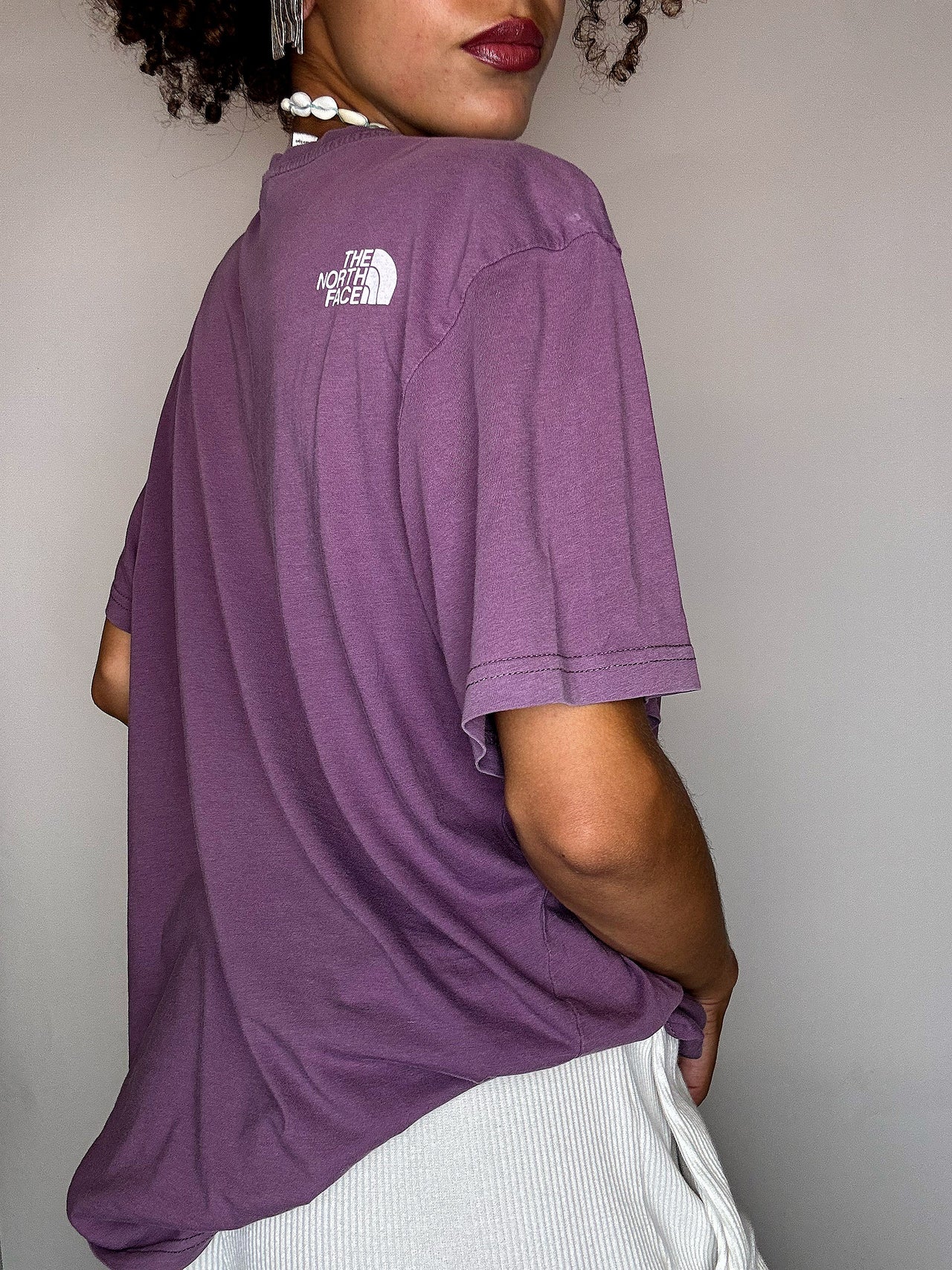 Tee shirt aubergine THE NORTH FACE L vintage