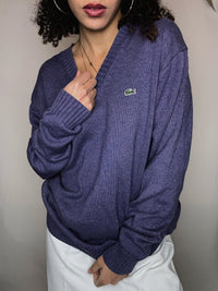 Pull lila Lacoste L vintage