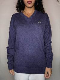 Pull lila Lacoste L vintage